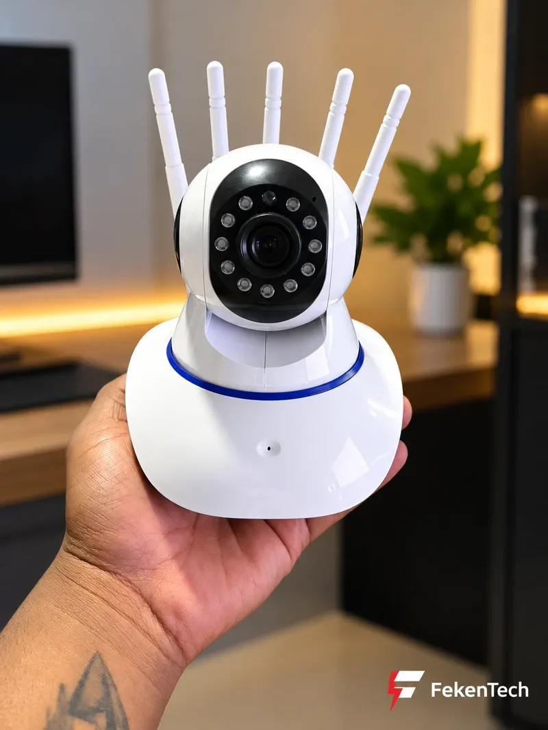 Cámara de Seguridad Wi-Fi 360° con Visión Nocturna V-10